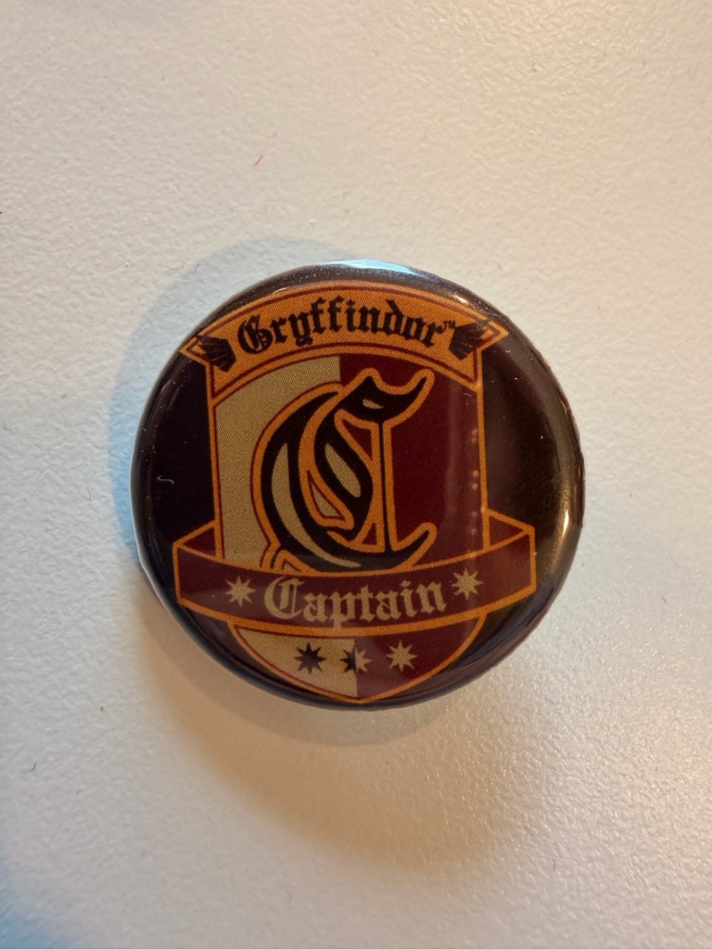 Gryffindor Quidditch Captain Button